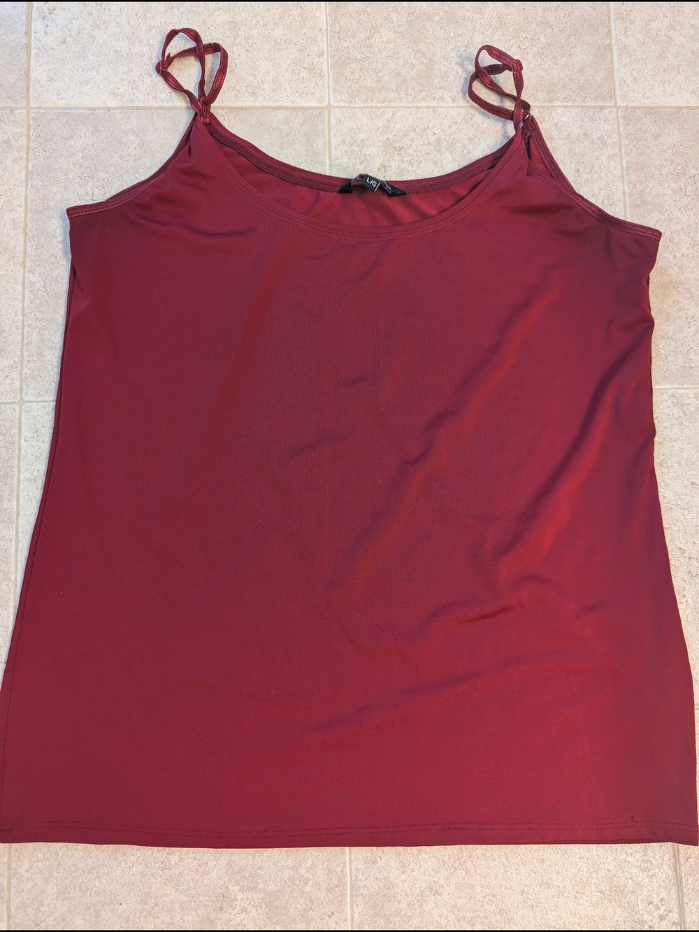 Women’s Burgundy Tank Top
